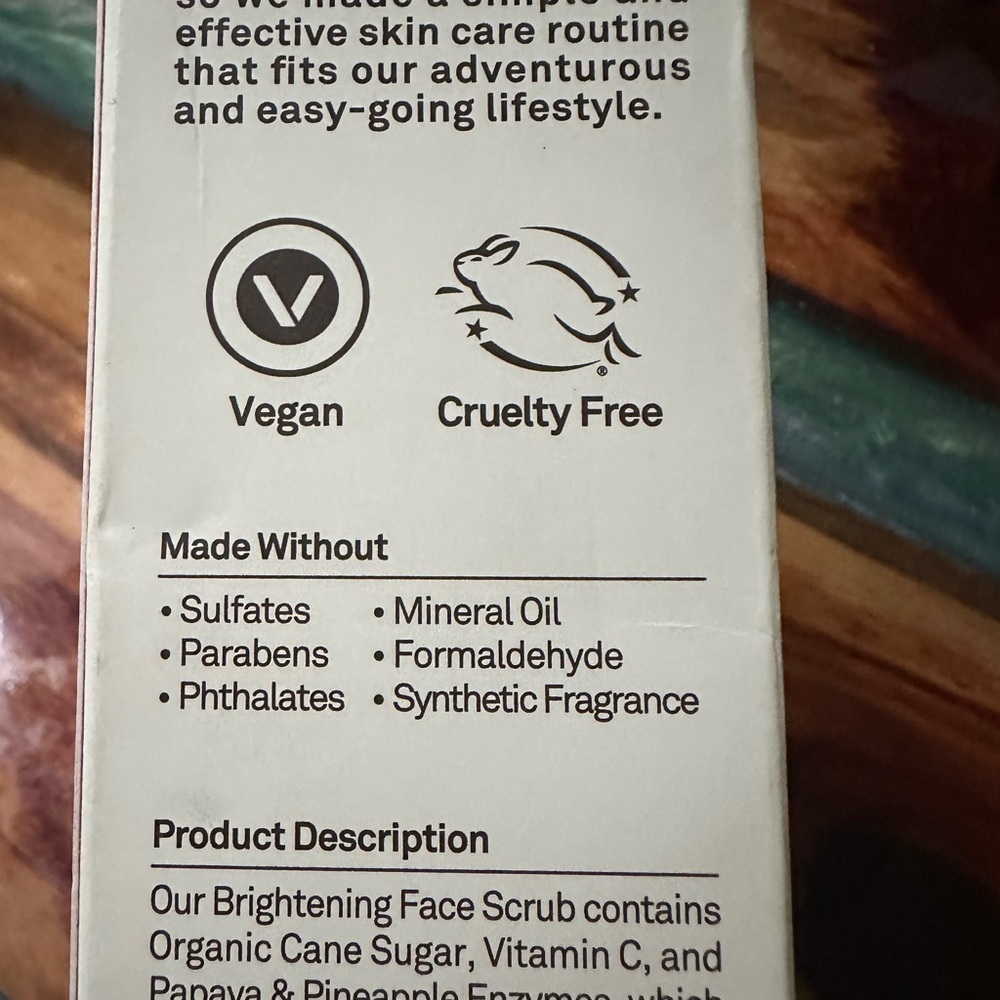 Face scrub exfoliating and smoothing. Two containers - Picture 3 of 4